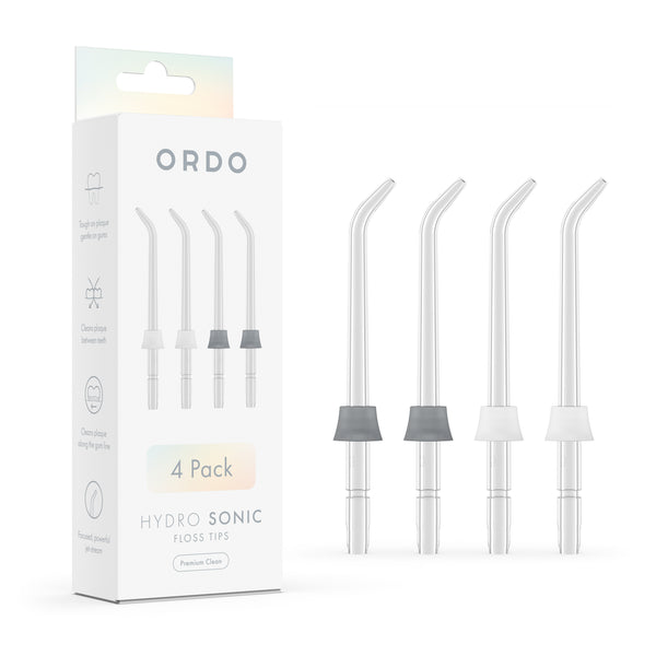 Ordo Hydro Sonic Floss Tips - Premium Clean - 4 pack