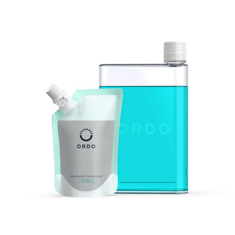 Ordo Reusable Mouthwash Bottle & Concentrate Bundle