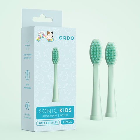 Ordo Sonic Kids Battery - Brush Heads - Squishmallows Joelle - 2 Pack
