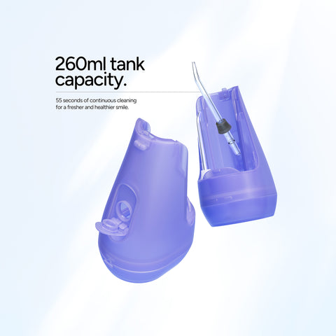 Ordo Hydro Sonic Water Flosser & Floss Tips Bundle - Pearl Violet