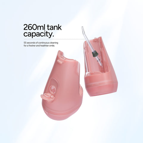 Ordo Hydro Sonic Water Flosser & Floss Tips Bundle - Rose Gold