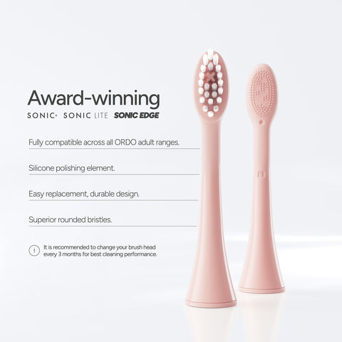 Ordo Sonic Brush Head Rose Gold | Petal 2x
