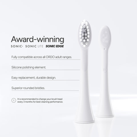 Ordo Sonic Brush Head White | Snow 4x