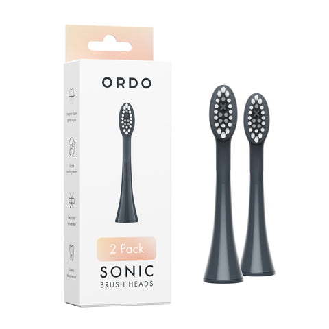 Ordo Sonic Brush Head Charcoal Grey | Stone 2x