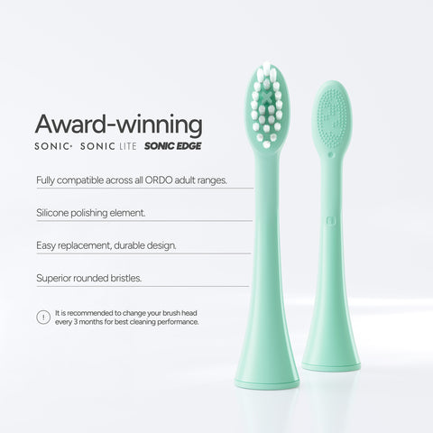 Ordo Sonic Brush Head Mint Green | Sage 4x