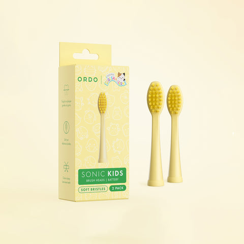 Ordo Sonic Kids Battery - Brush Heads - Squishmallows Wanda - 2 Pack