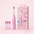 Ordo Sonic Kids Battery Toothbrush and Brush Head Bundle - Squishmallows Auggie