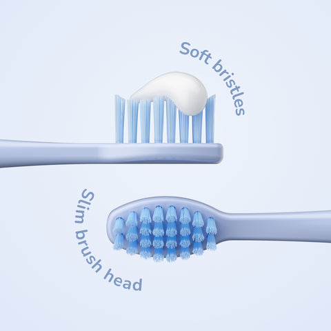Ordo Sonic Kids Battery Toothbrush and Brush Head Bundle - Squishmallows Samir