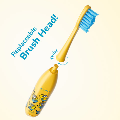 Minions Sonic Kids Battery Toothbrush - Yellow