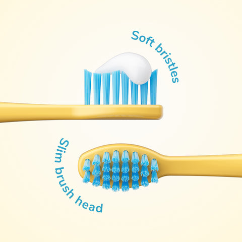 Minions Battery Brush Head x2 - Yellow