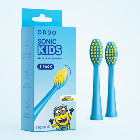 Minions Battery Brush Head x2 - Blue