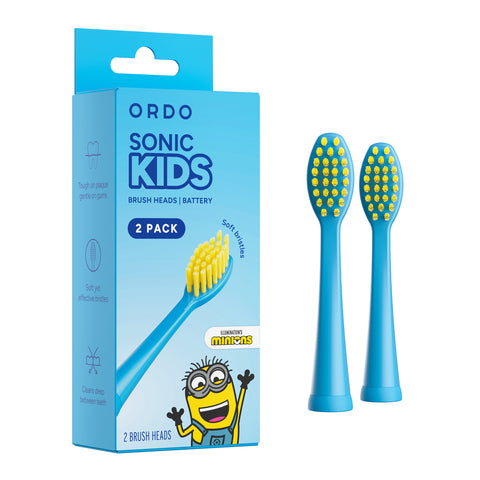 Minions Battery Brush Head x2 - Blue