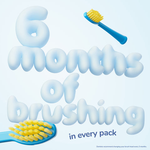 Minions Battery Brush Head x2 - Blue