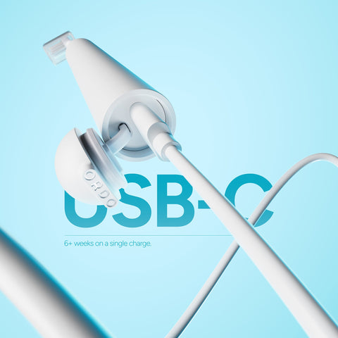 Ordo Sonic Edge Rechargeable Toothbrush - Snow