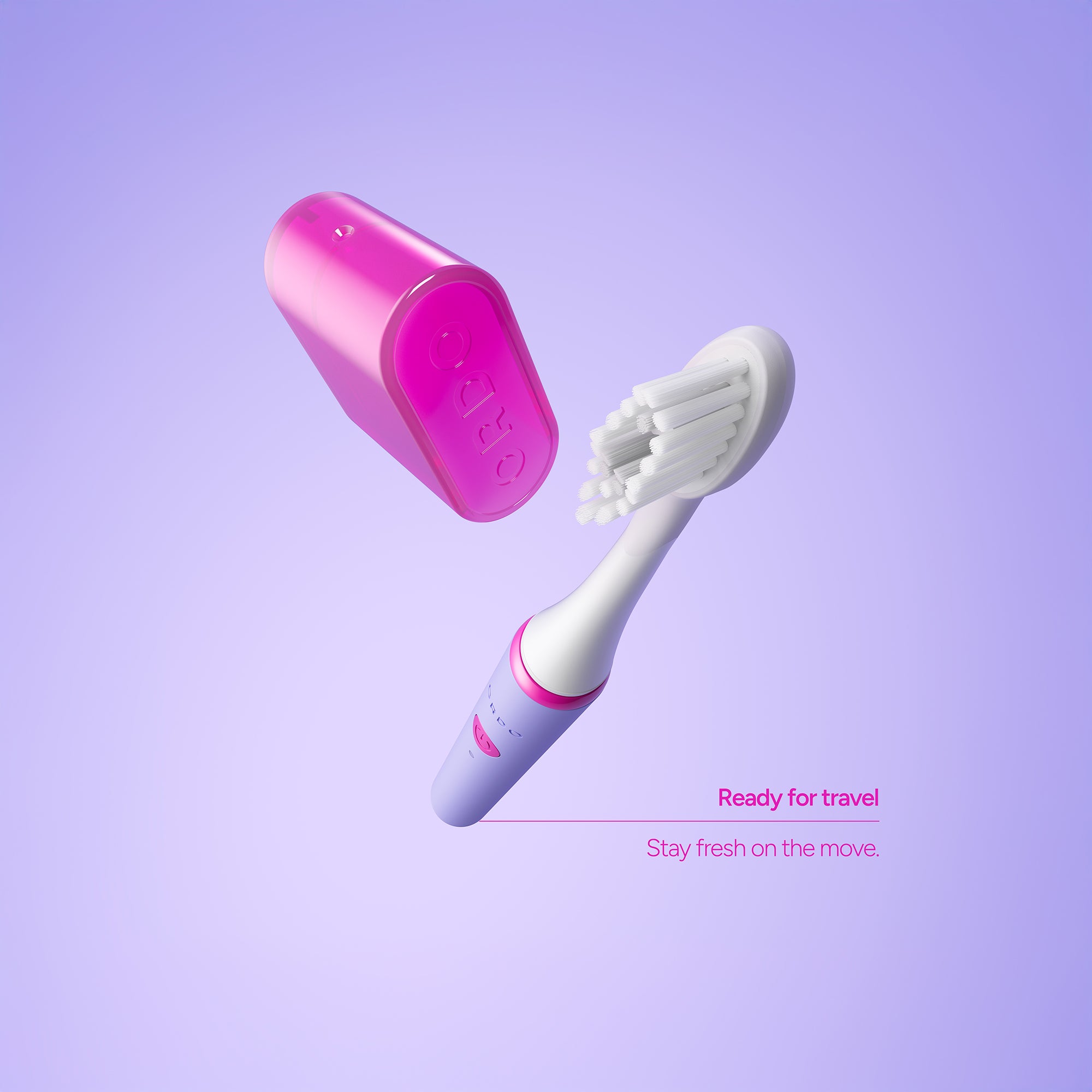 Edge Toothbrush Ordo Sonic Edge Rechargeable Toothbrush - Fiji Fuchsia – Ordo Australia