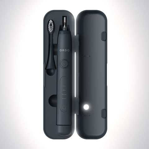 Ordo Sonic+ Toothbrush & Charging Travel Case - Charcoal Grey (Worth $139.98)