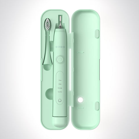 Ordo Sonic+ Toothbrush & Charging Travel Case - Mint Green (Worth $139.98)