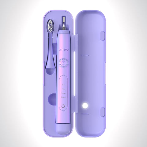 Ordo Sonic+ Toothbrush & Charging Travel Case - Pearl Violet (Worth $139.98)