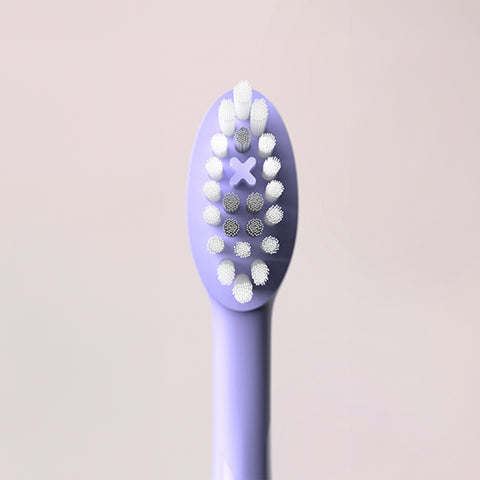 Ordo Sonic+ Toothbrush & 4x Brush Head Bundle - Pearl Violet