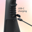 Ordo Hydro Sonic Water Flosser - Charcoal Grey & Reusable Mouthwash Bottle & Concentrate Bundle