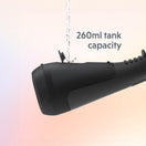 Ordo Hydro Sonic Water Flosser - Charcoal Grey & Reusable Mouthwash Bottle & Concentrate Bundle