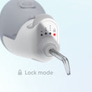 Ordo Hydro Sonic Water Flosser - White & Reusable Mouthwash Bottle & Concentrate Bundle