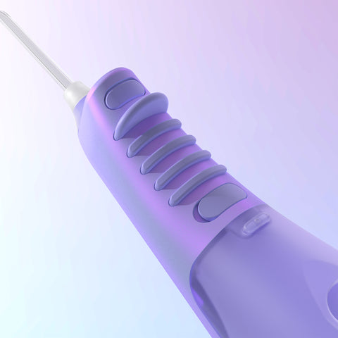 Ordo Hydro Sonic Water Flosser - Pearl Violet & Reusable Mouthwash Bottle & Concentrate Bundle
