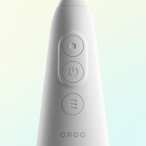 Ordo Hydro Sonic Water Flosser & 3x Floss Tips Dental Selection Bundle - White