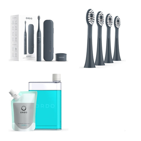 Ordo Sonic+ Travel Bundle 2 - Charcoal Grey