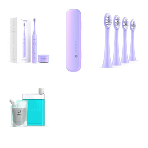 Ordo Sonic+ Travel Bundle 2 - Pearl Violet