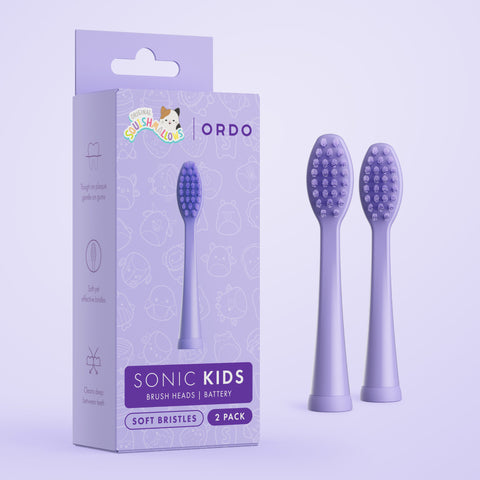 Ordo Sonic Kids Battery - Brush Heads - Squishmallows Emily - 2 Pack