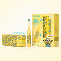 Minions Sonic Kids Battery Toothbrush & Travel Bag - Yellow