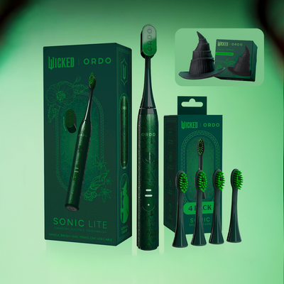 Ordo Sonic Lite Electric Toothbrush Bundle - Wicked - Elphaba Thropp
