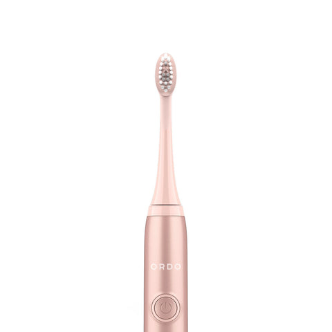 Ordo Sonic+ Toothbrush & 4x Brush Head Bundle - Rose Gold
