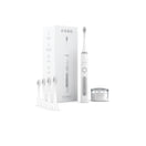Ordo Sonic+ Toothbrush & 4x Brush Head Bundle - White/Silver