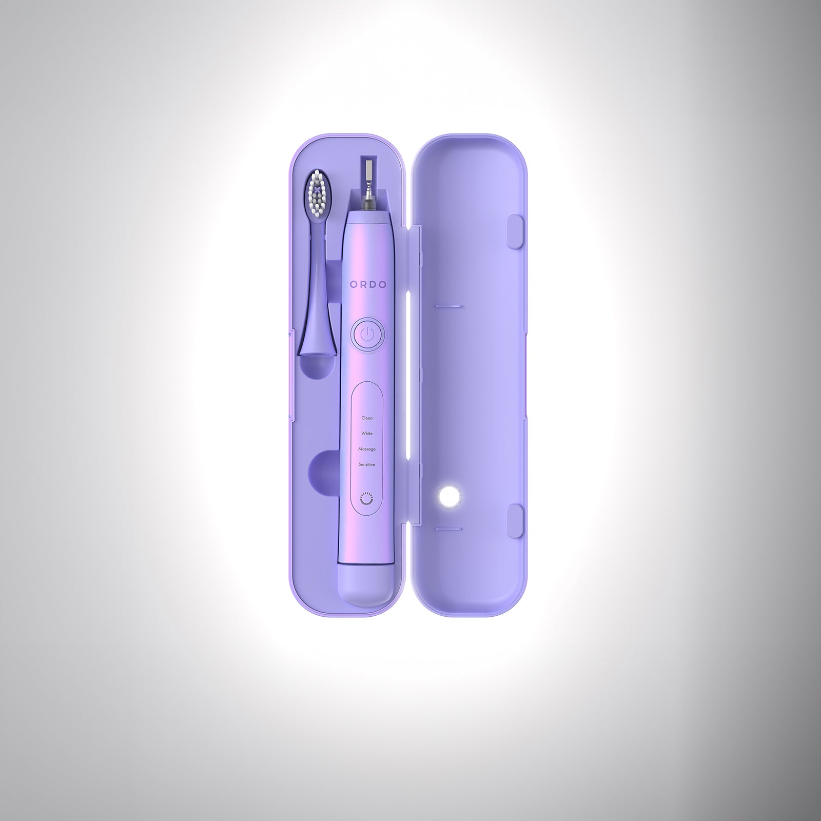 Ordo Sonic+ Charging Travel Case - Pearl Violet – Ordo Australia