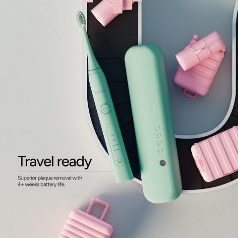 Ordo Sonic+ Toothbrush & Charging Travel Case - Mint Green (Worth $139.98)