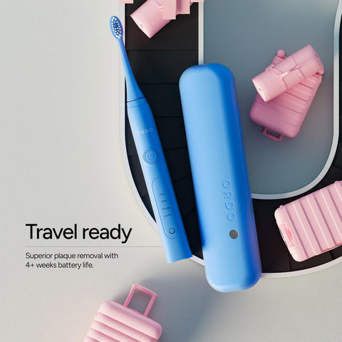 Ordo Sonic+ Toothbrush & Charging Travel Case - Arctic Blue (Worth $139.98)