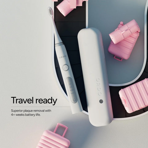 Ordo Sonic+ Toothbrush & Charging Travel Case - White (Worth $139.98)