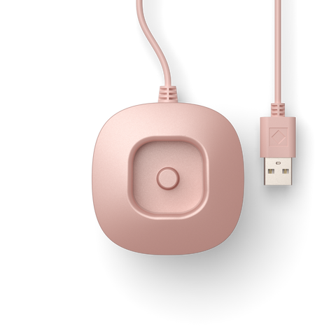 Ordo Rose Gold Sonic+ Charging Base with cable